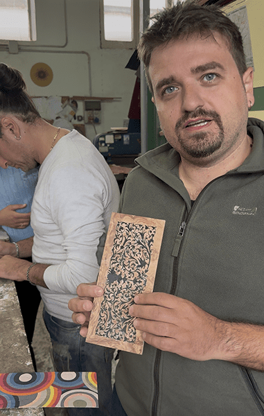 Sorrento by Hand & Heart: Inlaid Wood Workshop, Sorrento Stroll & Private Villa Garden Feast